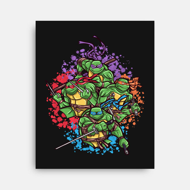 Turtle Brothers-None-Stretched-Canvas-nickzzarto