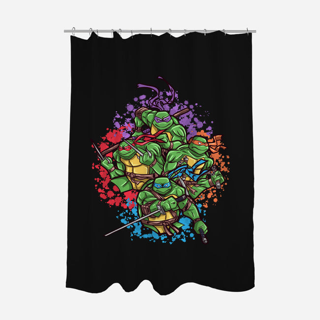 Turtle Brothers-None-Polyester-Shower Curtain-nickzzarto