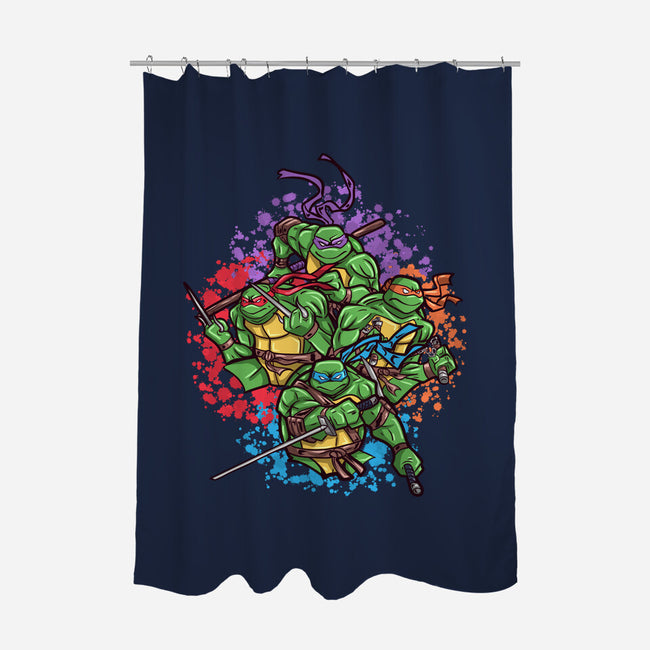 Turtle Brothers-None-Polyester-Shower Curtain-nickzzarto