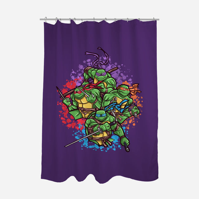 Turtle Brothers-None-Polyester-Shower Curtain-nickzzarto