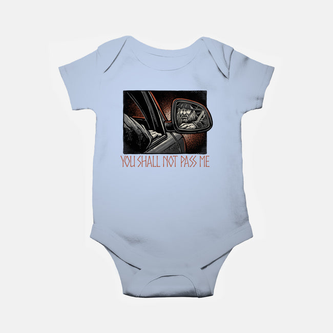 Shall Not Pass The Wizard-Baby-Basic-Onesie-glitchygorilla