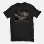 Shall Not Pass The Wizard-Womens-Fitted-Tee-glitchygorilla