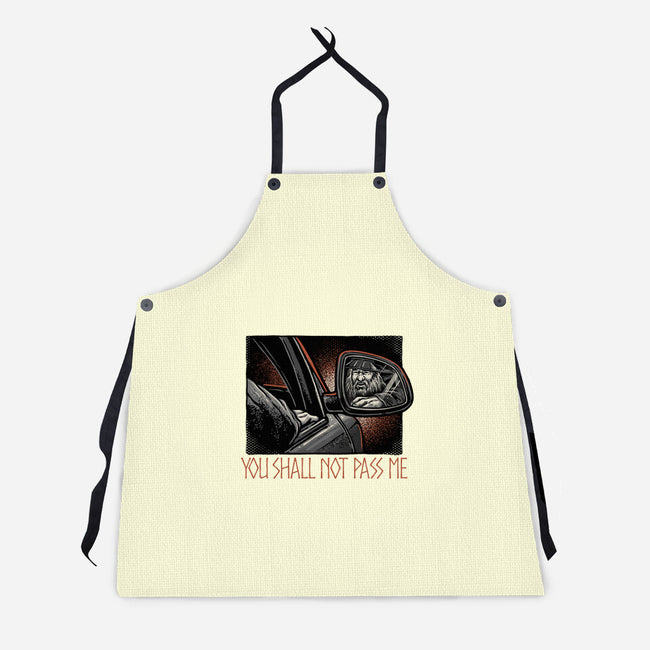 Shall Not Pass The Wizard-Unisex-Kitchen-Apron-glitchygorilla