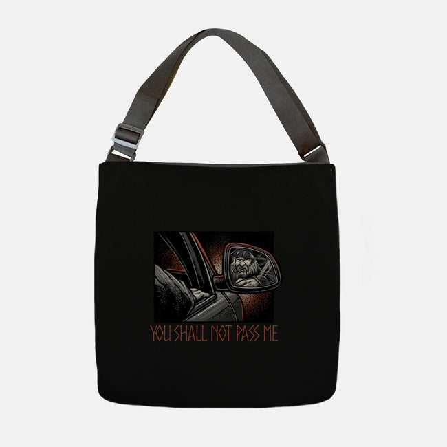 Shall Not Pass The Wizard-None-Adjustable Tote-Bag-glitchygorilla