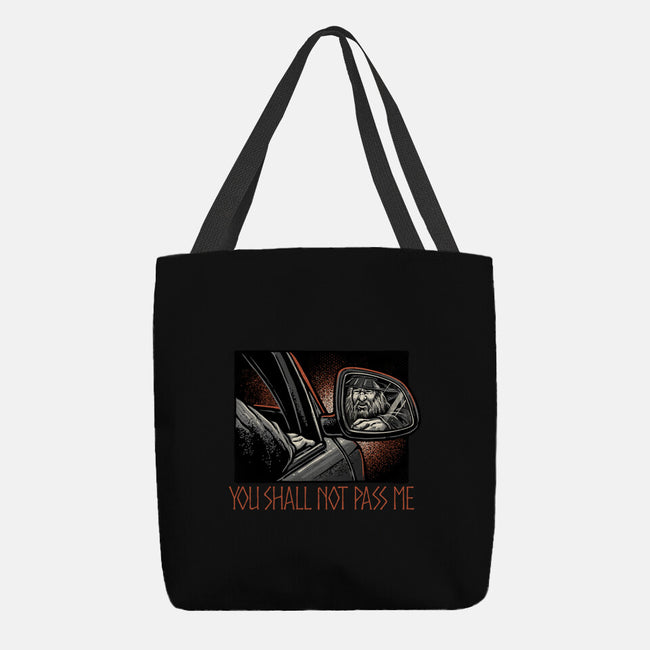 Shall Not Pass The Wizard-None-Basic Tote-Bag-glitchygorilla