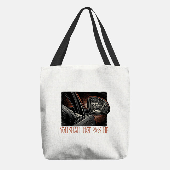 Shall Not Pass The Wizard-None-Basic Tote-Bag-glitchygorilla