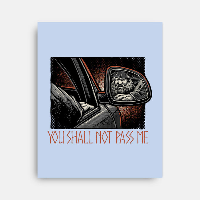 Shall Not Pass The Wizard-None-Stretched-Canvas-glitchygorilla