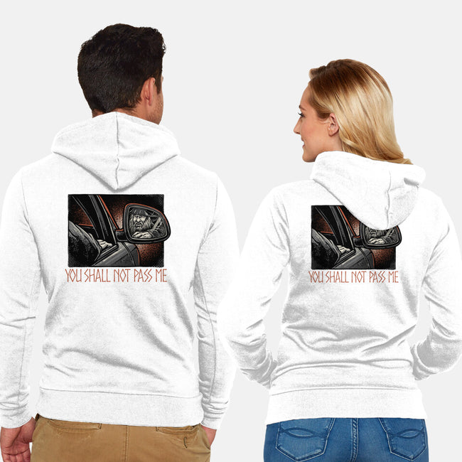 Shall Not Pass The Wizard-Unisex-Zip-Up-Sweatshirt-glitchygorilla