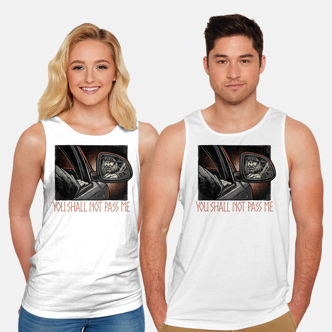 Shall Not Pass The Wizard-Unisex-Basic-Tank-glitchygorilla