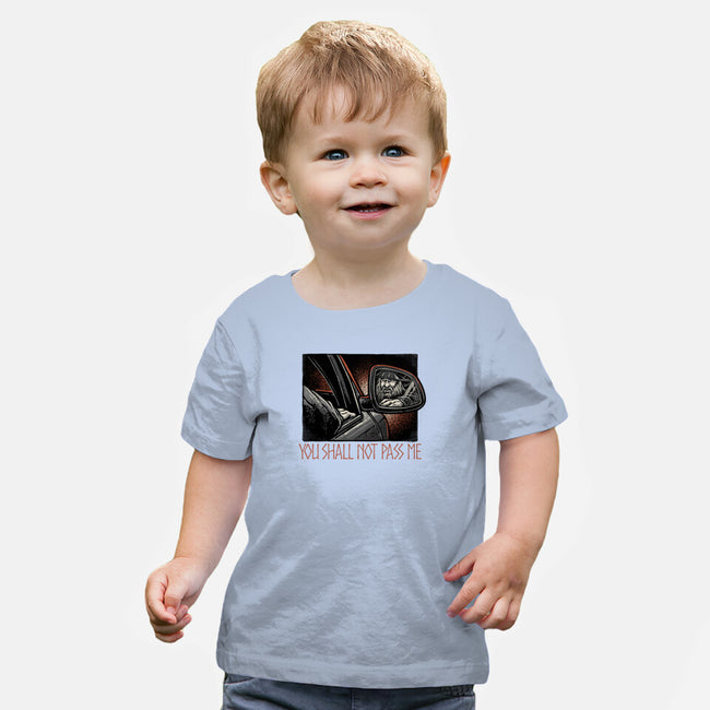 Shall Not Pass The Wizard-Baby-Basic-Tee-glitchygorilla