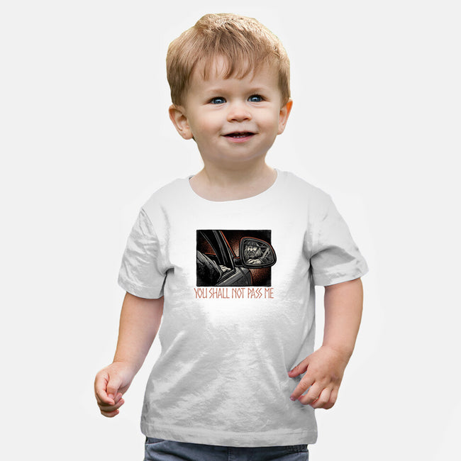 Shall Not Pass The Wizard-Baby-Basic-Tee-glitchygorilla