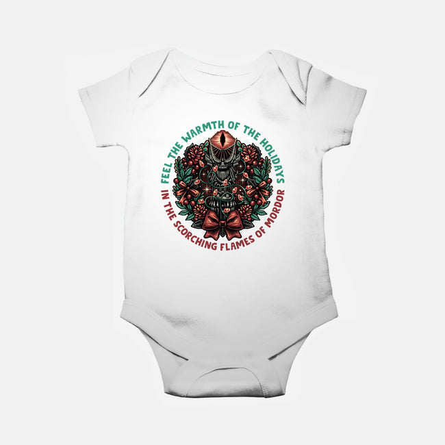Warmth Of The Holidays-Baby-Basic-Onesie-glitchygorilla