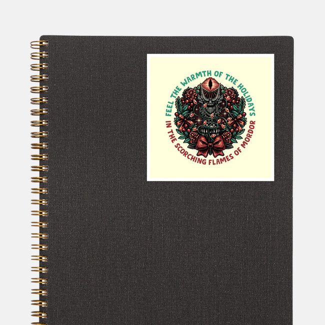 Warmth Of The Holidays-None-Glossy-Sticker-glitchygorilla