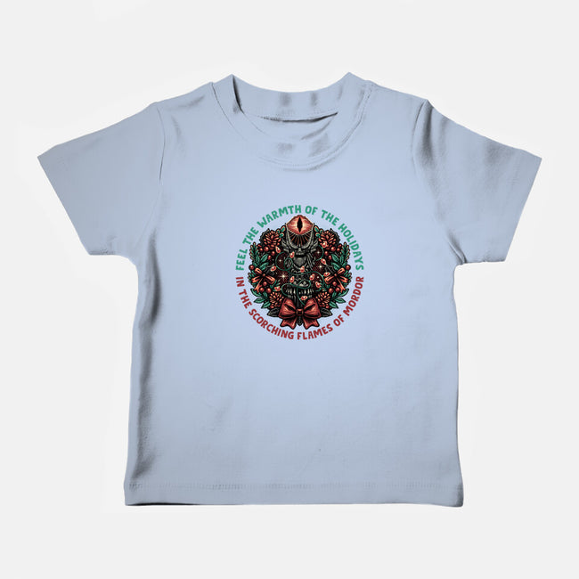 Warmth Of The Holidays-Baby-Basic-Tee-glitchygorilla