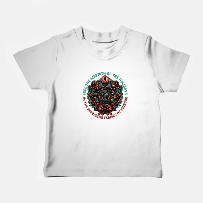 Warmth Of The Holidays-Baby-Basic-Tee-glitchygorilla