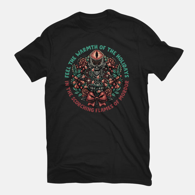Warmth Of The Holidays-Unisex-Basic-Tee-glitchygorilla