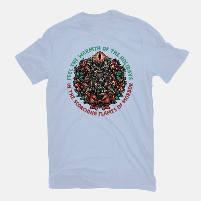 Warmth Of The Holidays-Womens-Basic-Tee-glitchygorilla