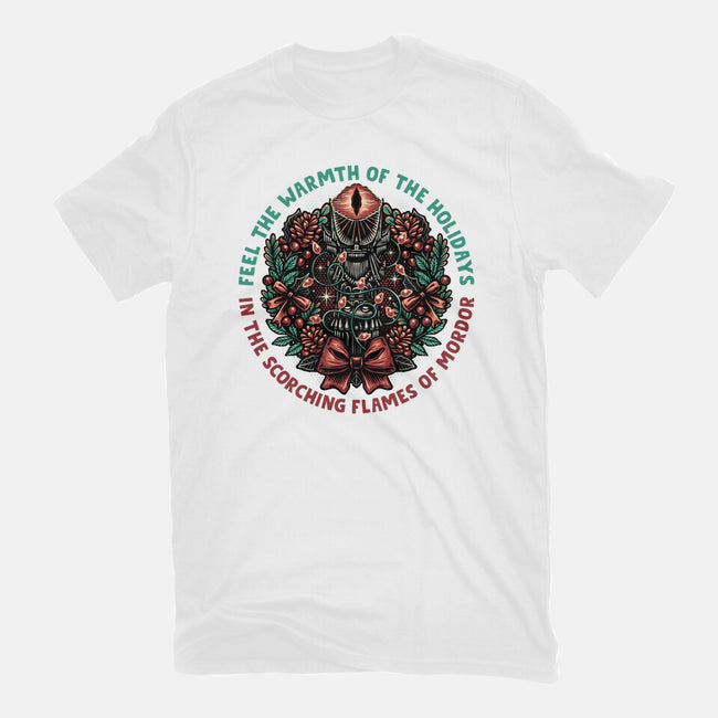 Warmth Of The Holidays-Womens-Fitted-Tee-glitchygorilla