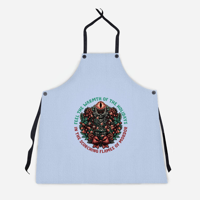 Warmth Of The Holidays-Unisex-Kitchen-Apron-glitchygorilla