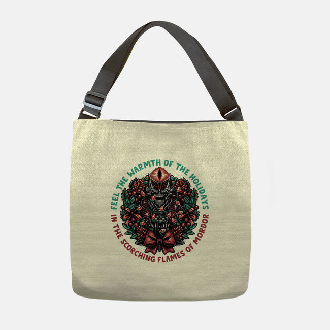 Warmth Of The Holidays-None-Adjustable Tote-Bag-glitchygorilla