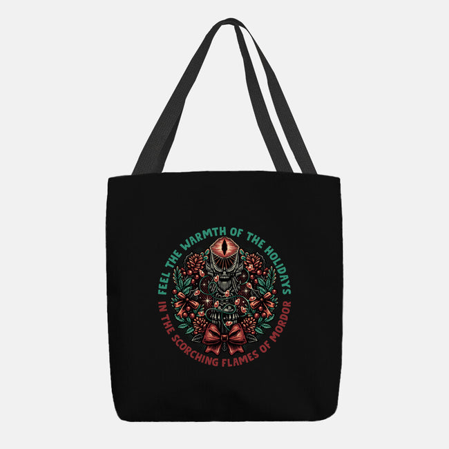 Warmth Of The Holidays-None-Basic Tote-Bag-glitchygorilla