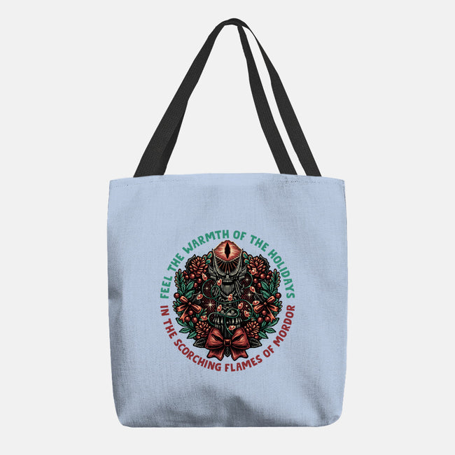 Warmth Of The Holidays-None-Basic Tote-Bag-glitchygorilla