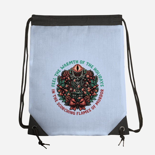 Warmth Of The Holidays-None-Drawstring-Bag-glitchygorilla