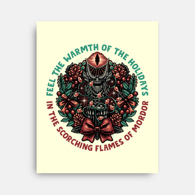 Warmth Of The Holidays-None-Stretched-Canvas-glitchygorilla