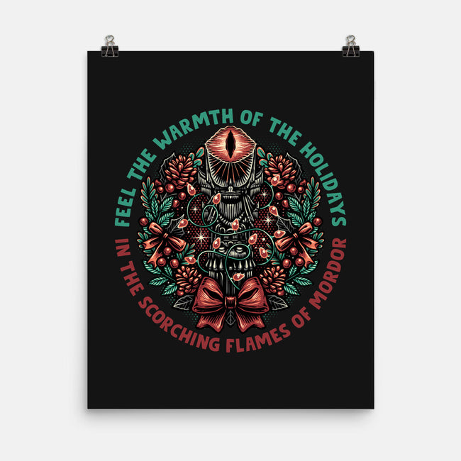 Warmth Of The Holidays-None-Matte-Poster-glitchygorilla