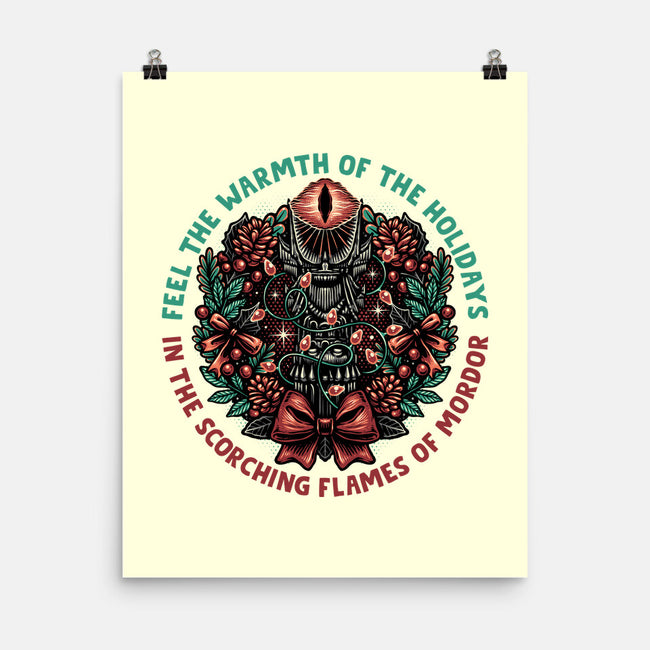 Warmth Of The Holidays-None-Matte-Poster-glitchygorilla