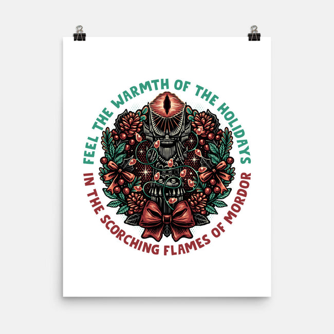 Warmth Of The Holidays-None-Matte-Poster-glitchygorilla
