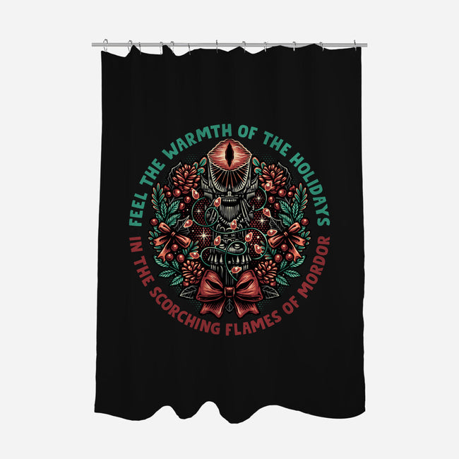Warmth Of The Holidays-None-Polyester-Shower Curtain-glitchygorilla