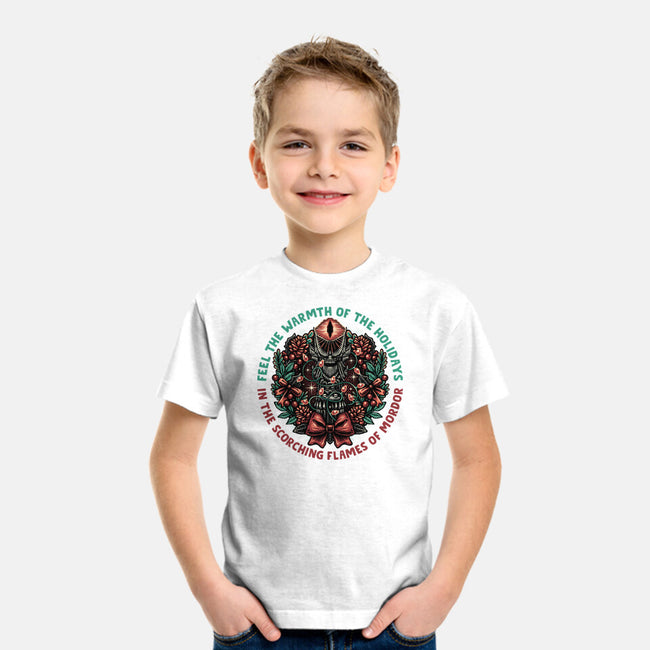 Warmth Of The Holidays-Youth-Basic-Tee-glitchygorilla