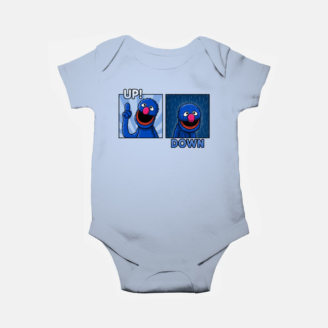 Up And Down-Baby-Basic-Onesie-Raffiti