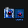 Up And Down-Womens-V-Neck-Tee-Raffiti