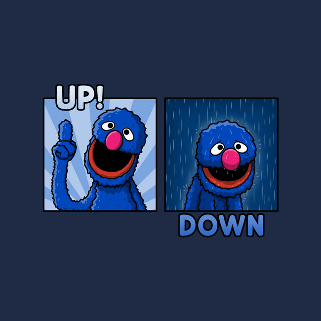 Up And Down-Womens-V-Neck-Tee-Raffiti