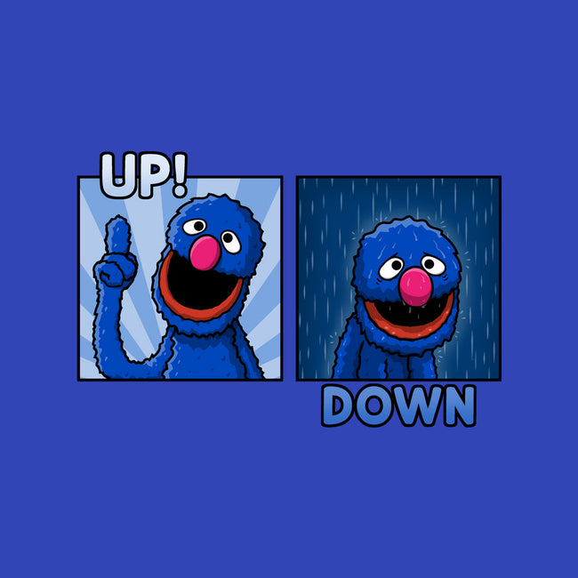 Up And Down-Womens-V-Neck-Tee-Raffiti