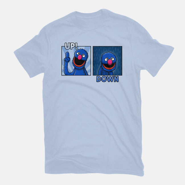Up And Down-Womens-Fitted-Tee-Raffiti
