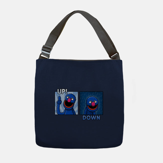Up And Down-None-Adjustable Tote-Bag-Raffiti