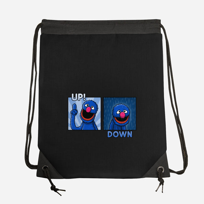 Up And Down-None-Drawstring-Bag-Raffiti