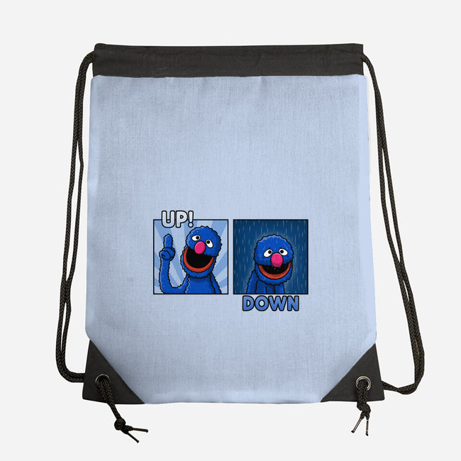 Up And Down-None-Drawstring-Bag-Raffiti