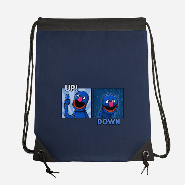 Up And Down-None-Drawstring-Bag-Raffiti