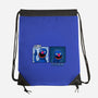 Up And Down-None-Drawstring-Bag-Raffiti