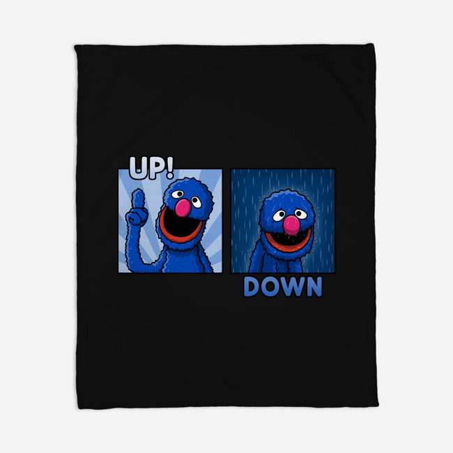 Up And Down-None-Fleece-Blanket-Raffiti
