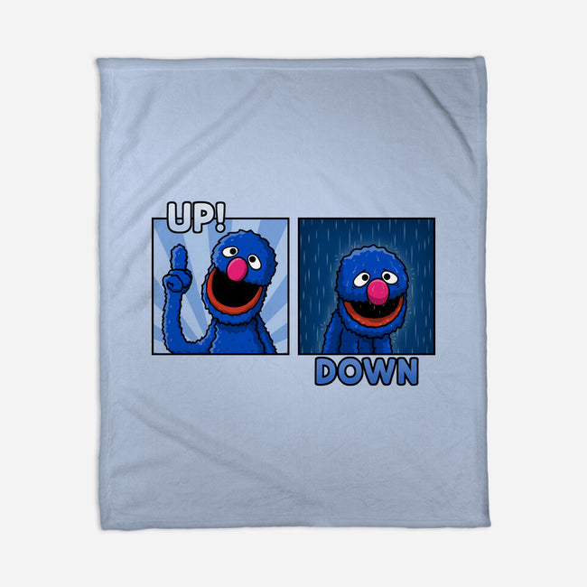 Up And Down-None-Fleece-Blanket-Raffiti