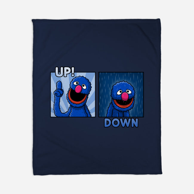 Up And Down-None-Fleece-Blanket-Raffiti
