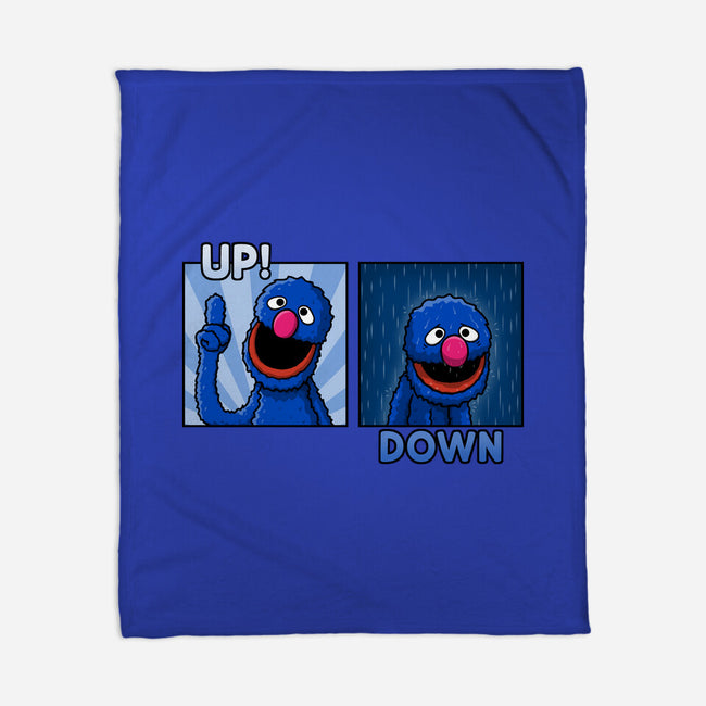 Up And Down-None-Fleece-Blanket-Raffiti
