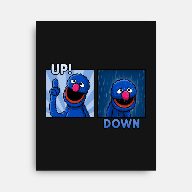 Up And Down-None-Stretched-Canvas-Raffiti