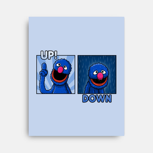 Up And Down-None-Stretched-Canvas-Raffiti