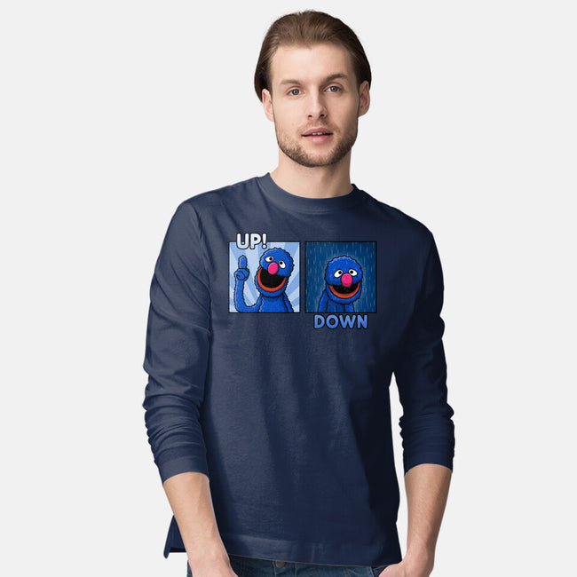 Up And Down-Mens-Long Sleeved-Tee-Raffiti